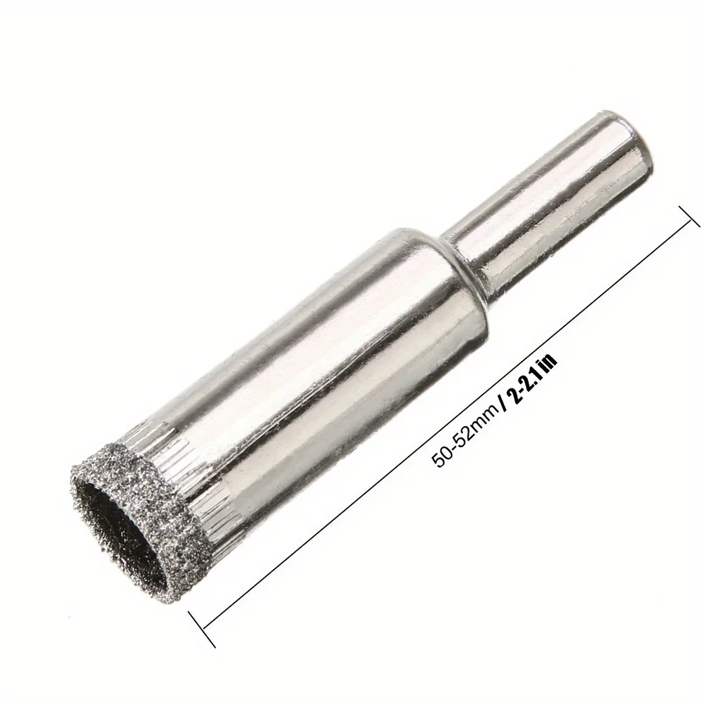 10 Piece Diamond Coated Drill Set Tile Marble Glass Hole Saws High Speed Multifunctional 0.23 to 1.26 Inch Ideal for Power Tools view 6