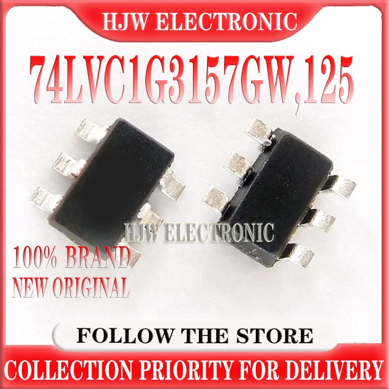 

100-1000pcs Original genuine 74LVC1G3157GW, 125 SOT-363 dual channel analog multiplexer/decomposer