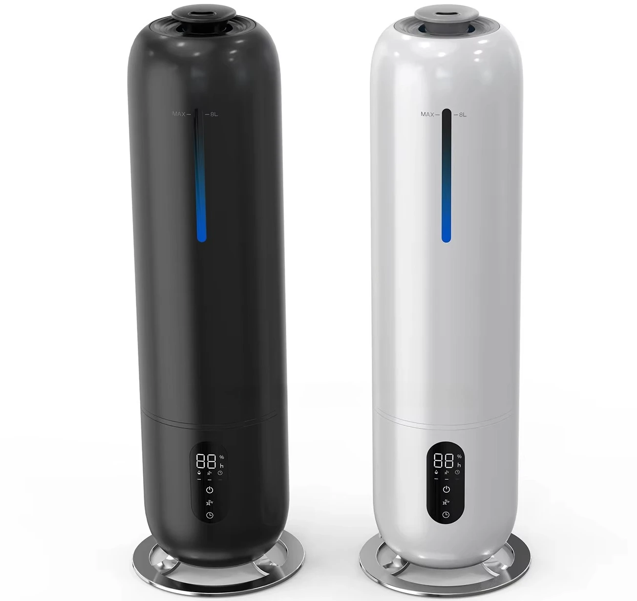 

8L Luxury Large Capacity Electric Air Humidifier for Home Bedroom Low Noise Ultrasonic Water Cool Mist Maker H2o air Humidifier