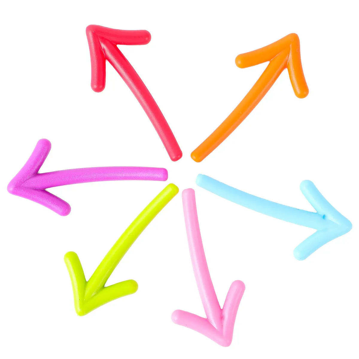 

6Pcs Magnetic Refrigerator Stickers Colorful Arrow Design Fridge Decoration Notes Reminders Magnets Refrigerator Stickers