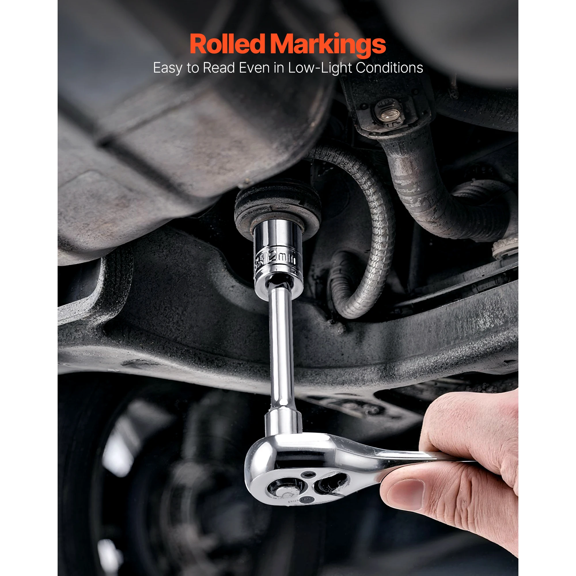 SucceBuy dopsleutelset 86-delig 3/8 1/4 1/2 inch aandrijfdop en ratelset SAE metrische monteur gereedschapsset met ratelsleutel