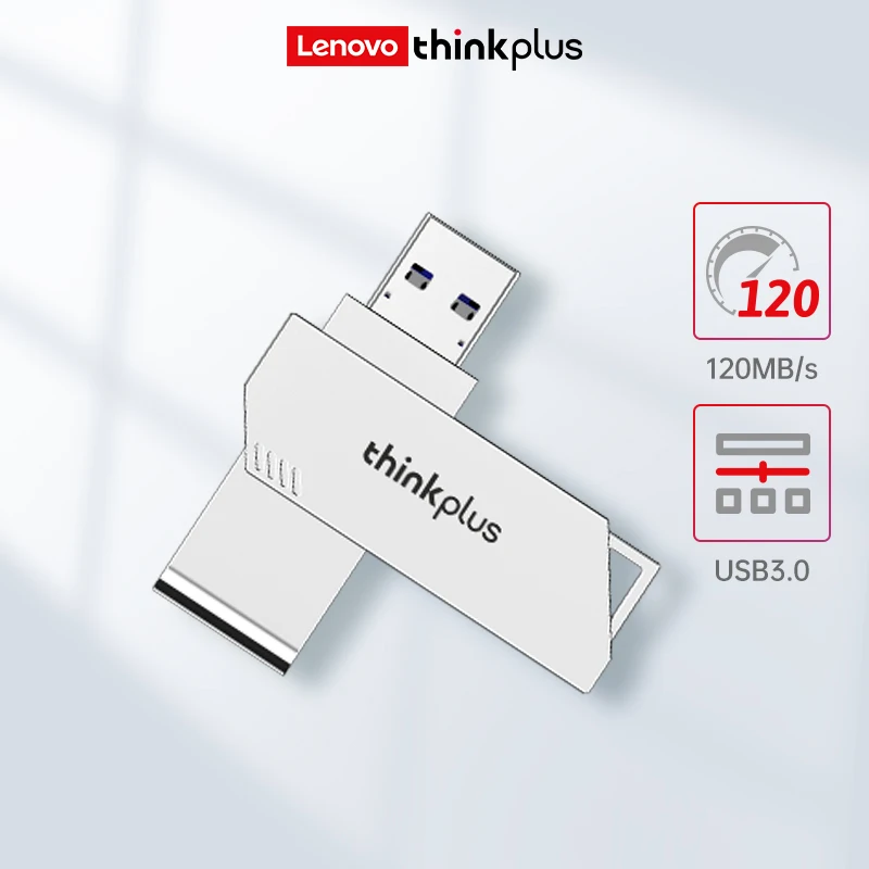 ThinkPlus dla Lenovo USB 3.2 PenDrive 64GB 128GB 256GB Pamięć flash USB 3.2 do telefonu, laptopa lub wersji większej