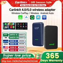 CarlinKit 5.0 e CarlinKit 4.0 Wireless CarPlay Android Auto Musica Spotify Auto Per Toyota Audi Golf Peugeot Mercedes volkswagen