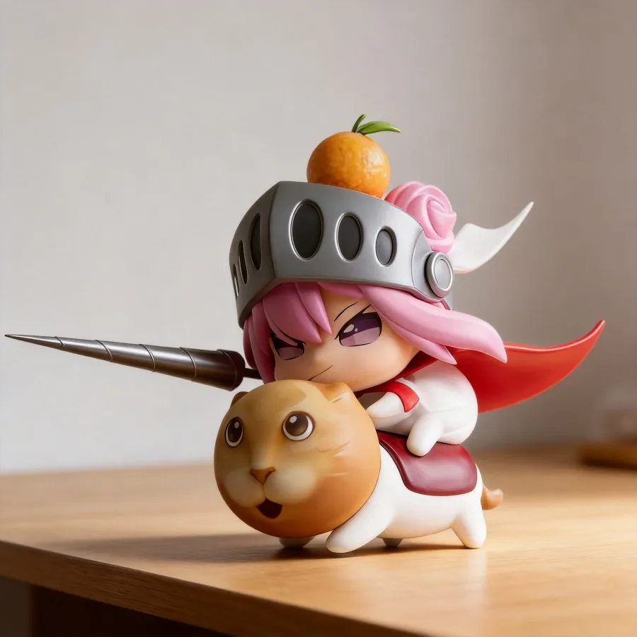 

Cute Chibi Style Fully Painted Doro Lancer Dorothy Figure 13cm Anime Collectible for Desktop Decoration