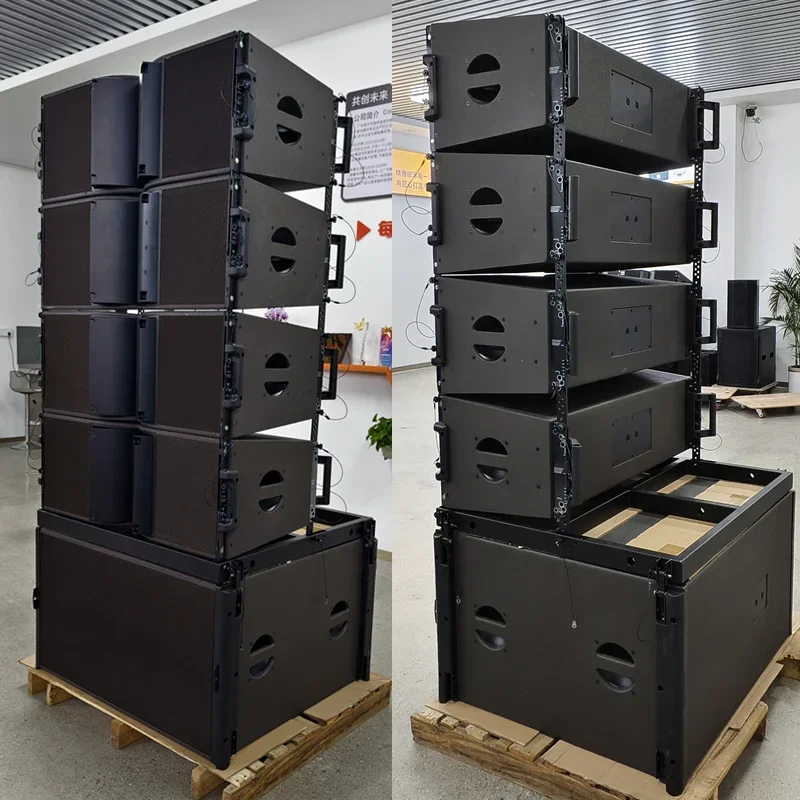 

Двойная 12-дюймовая акустическая система Line Array Fly Bar для диджеев, пассивная, с подвесным креплением, профессиональные сценические колонки Line Array