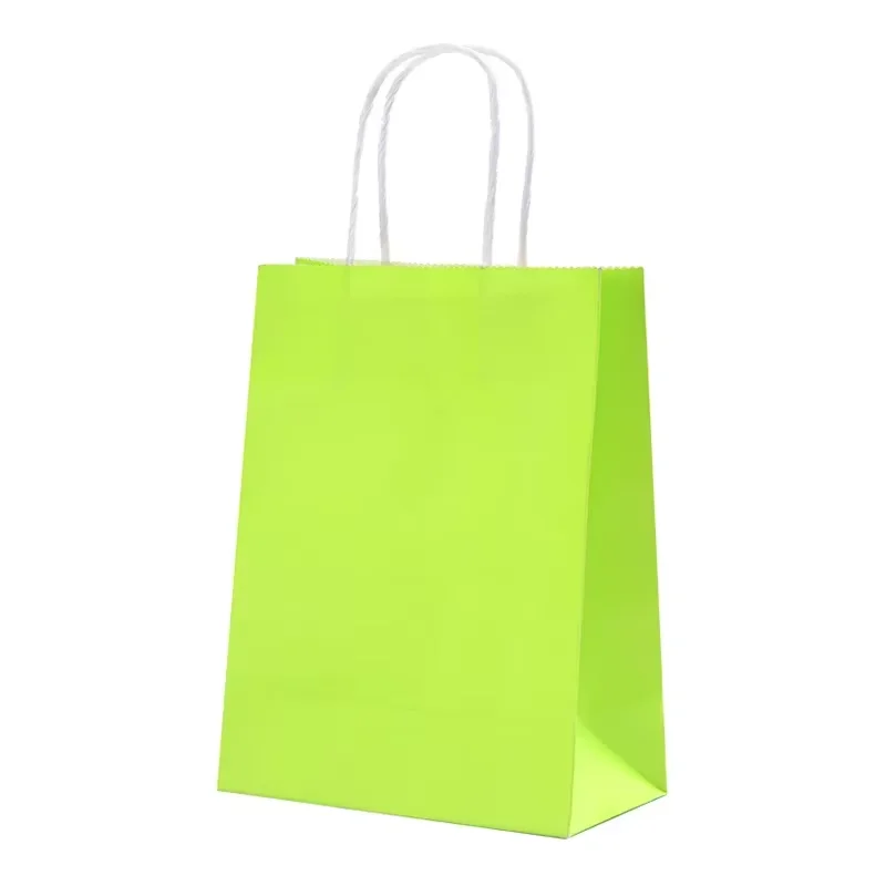 10/30 stücke Urlaub Geburtstag Hochzeit Party Geschenk Taschen Kraft Papier Geschenk Taschen Bunte Papier Taschen Einkaufstaschen Süßigkeiten Taschen geschenk – Detail 9