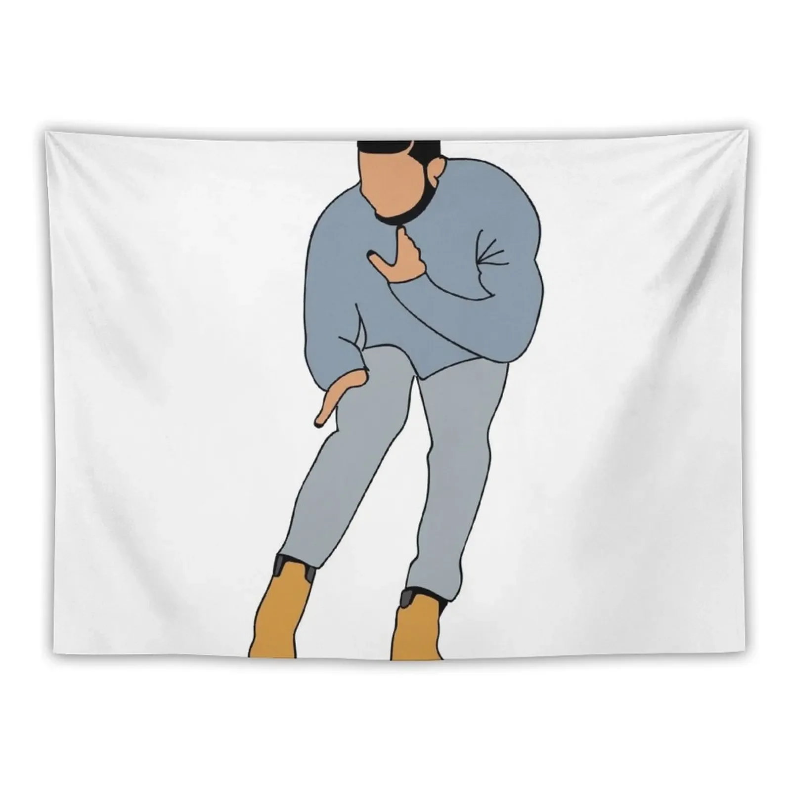 

DRAKE'S HOTLINE BLING Tapestry Room Decor Aesthetic Room Decor Tapestry