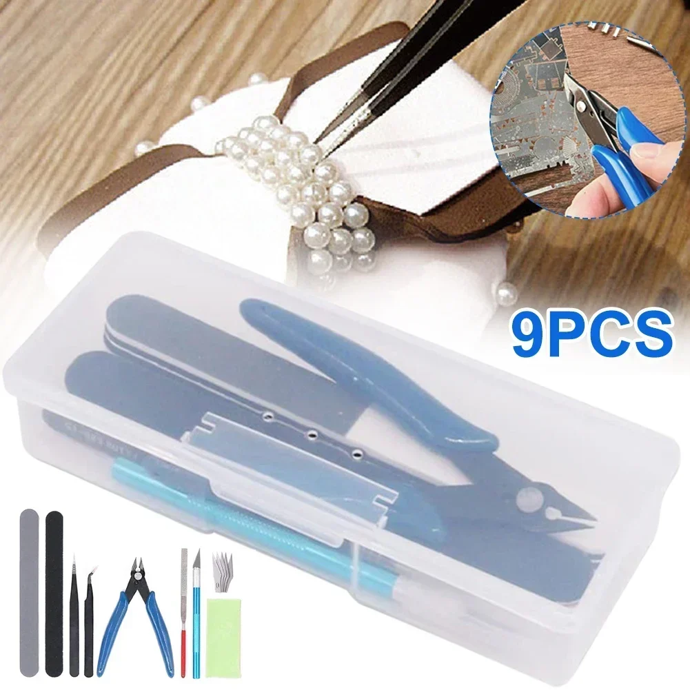 Basic Model Tools for Gundam Model DIY Craft Tool Car Hobby Building Repairing Assembly Tool Beginner Handmade Scissors Tweezers