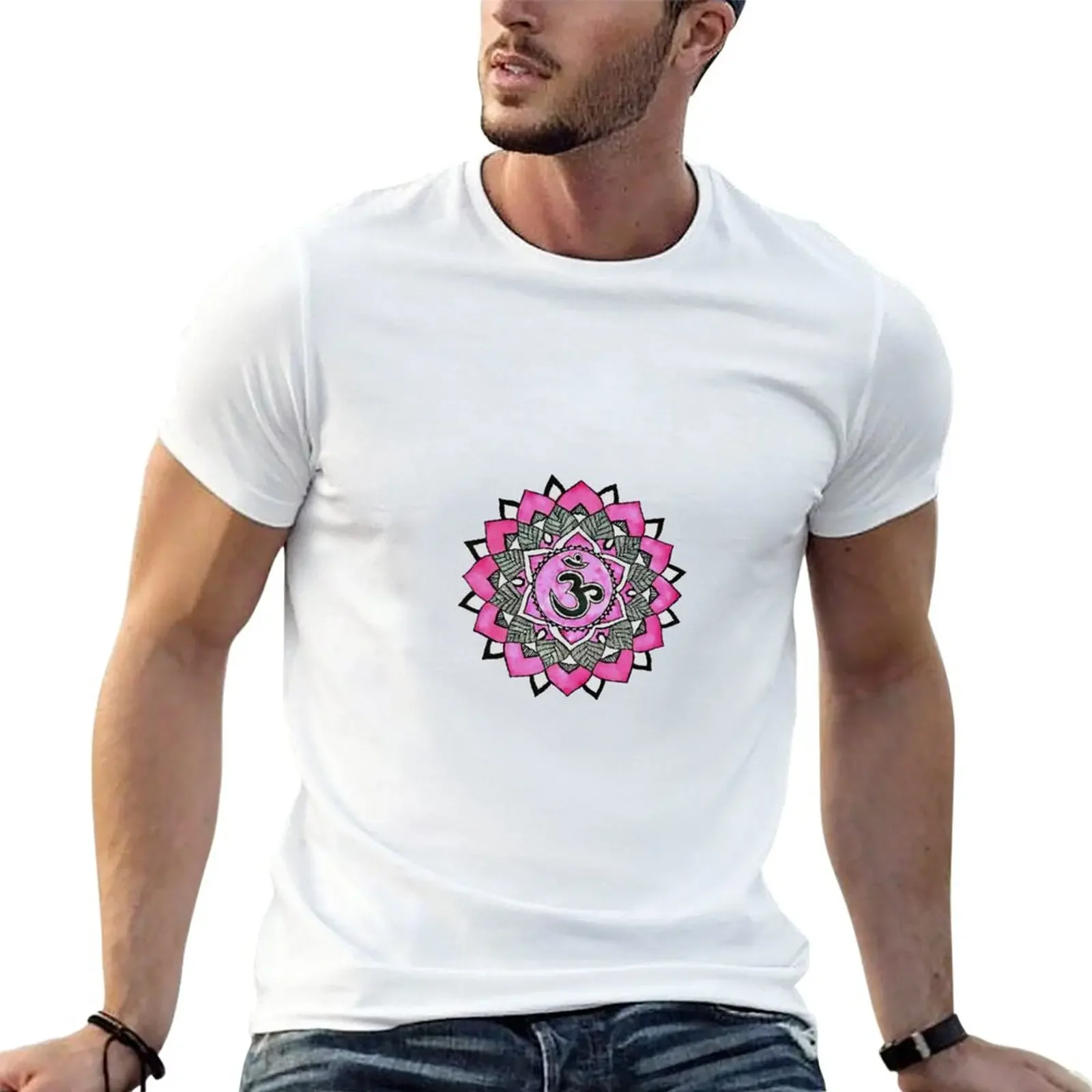 Crown Chakra T-Shirt vintage clothes tops new edition heavyweight t shirts for men