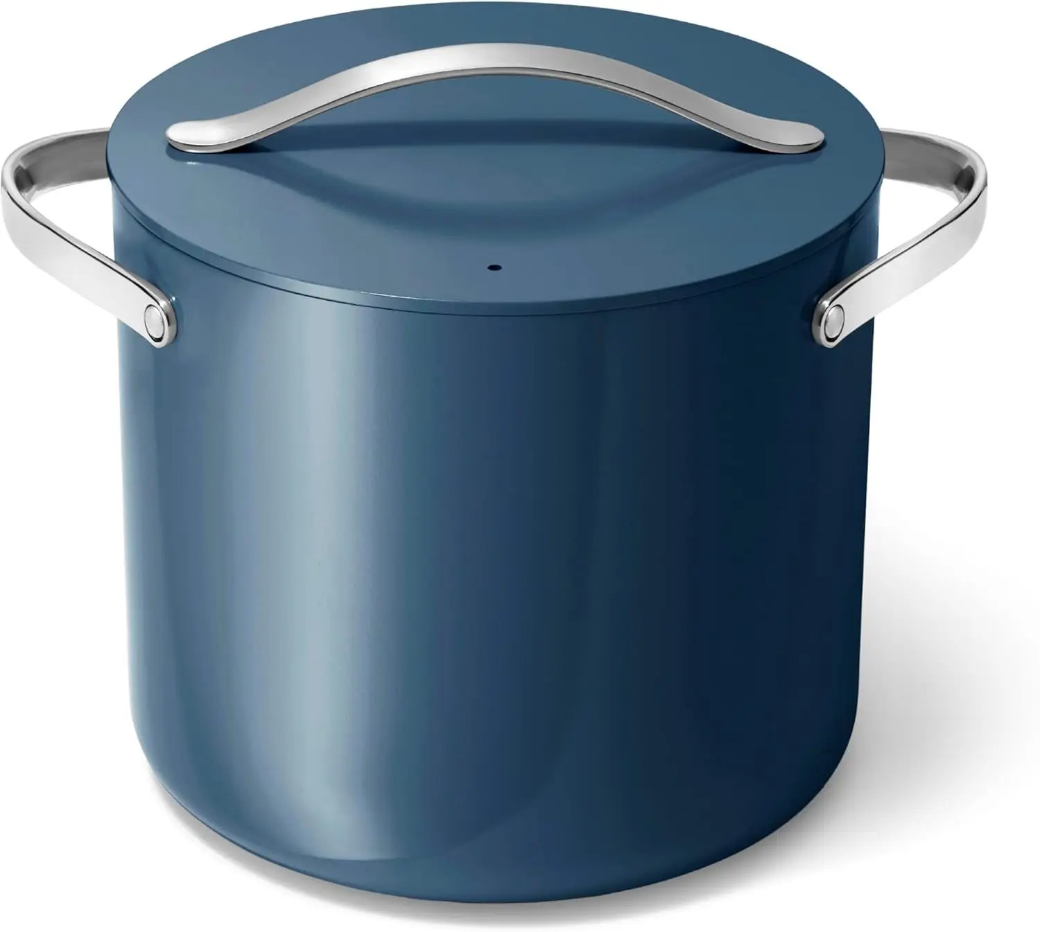

12 Qt Ceramic Coated Pot With Lid - Fee From Forever Chemicals - Large Pot for Bigger Batches - Navy