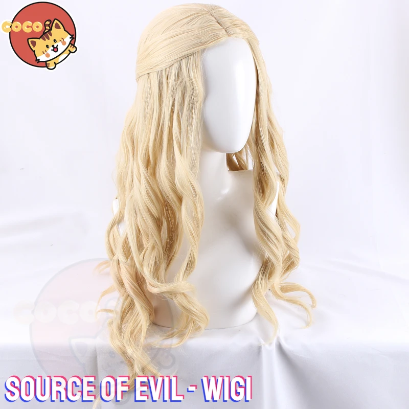 Identity V Source of Evil Little Girl Cosplay Wig Source of Evil Cosplay Wig Memory Dorothy Cosplay Wig Long Gold Wig CoCos