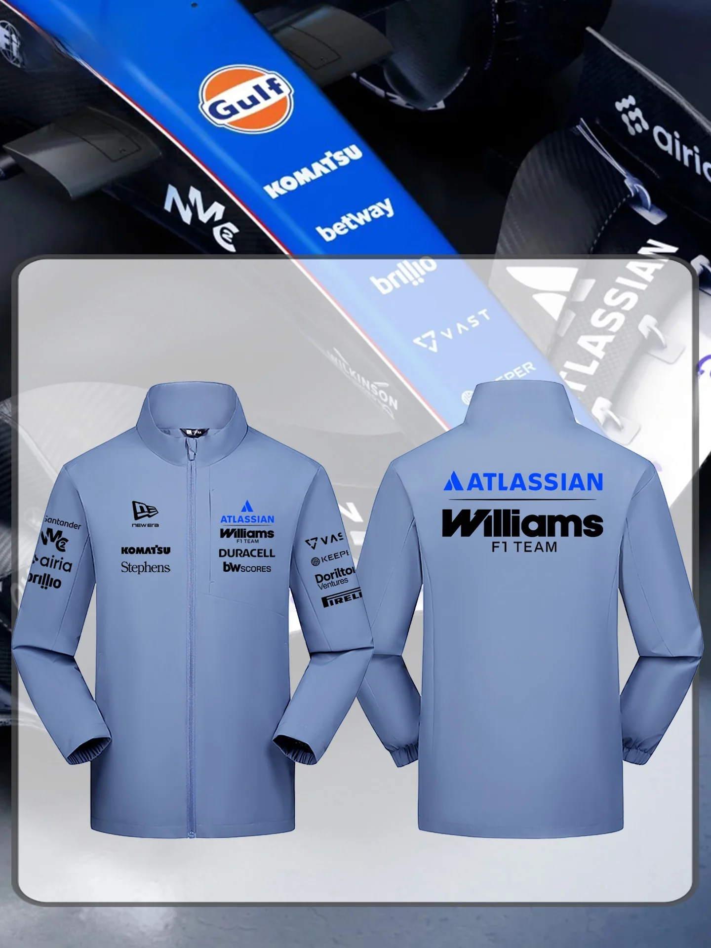 giacca-uniforme-nuova-stagione-2026-williams-formula-1-tre-in-uno-antivento-stile-casual-con-chiusura-a-cerniera