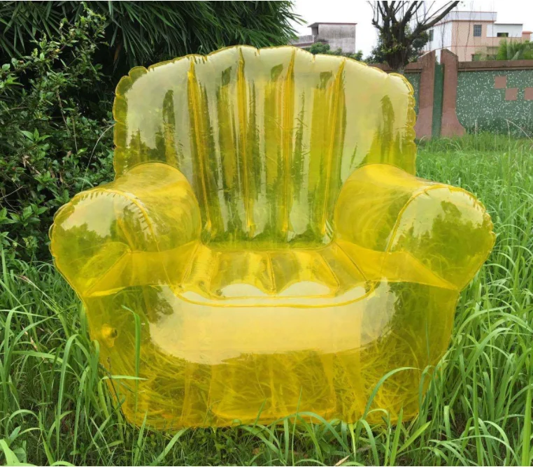 New fashion colorful inflatable lazy classic sofa chair contemporary air filled furniture living room sofa inflatable pvc sofa