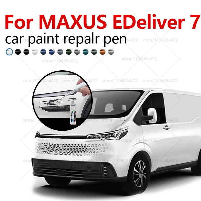 

Для SAIC MAXUS EDeliver 7, ручка для ремонта краски, средство для удаления царапин, автоаксессуары «сделай сам», черный Galaxy, серебристый, слюда, синий, белый
