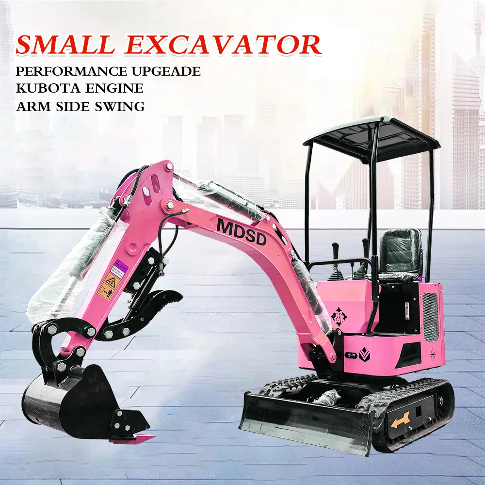 

Customize 0.8-3 Ton Small Excavator with Telescopic Chassis - Side Swing Arm Rubber Track Mini Excavator for Indoor Construction