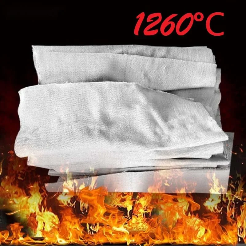 Heat Insulation Fireproof Cloth High Temperature Resistant Aluminum Silicate Eectric Welding Fireproof Fiber Cloth