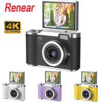 Digital Camera 4K 48MP Photography Camera Video Camcorder Rechargeable Cameras 2.4 inch Screen Camcorder for Kid Adult Beginners