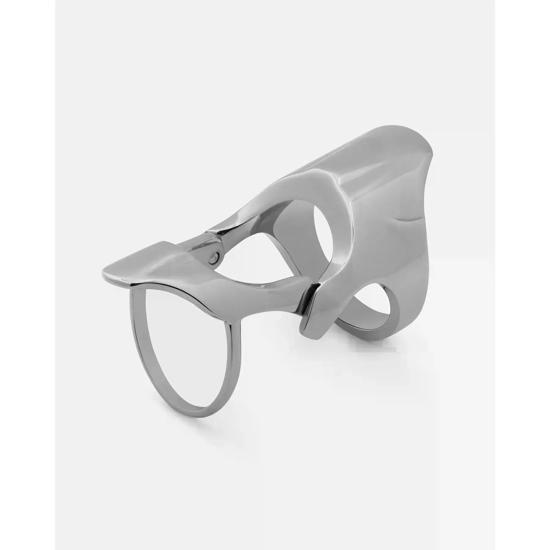 Proxy Ring - Stainless Steel Bionic Enhancement Streamlined Design for Seamless Finger Movement