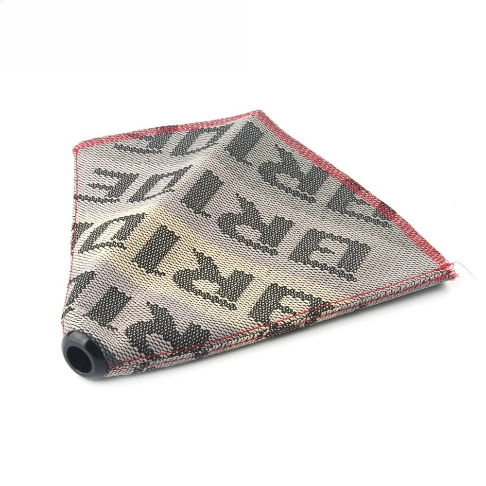 JDM نمط قماش العالمي رافعة تحول مقبض واقي أحذية بلاستيك أحمر أسود سباق التحول المقبض الياقات الإكسسوارات الفقرة المركبات #2