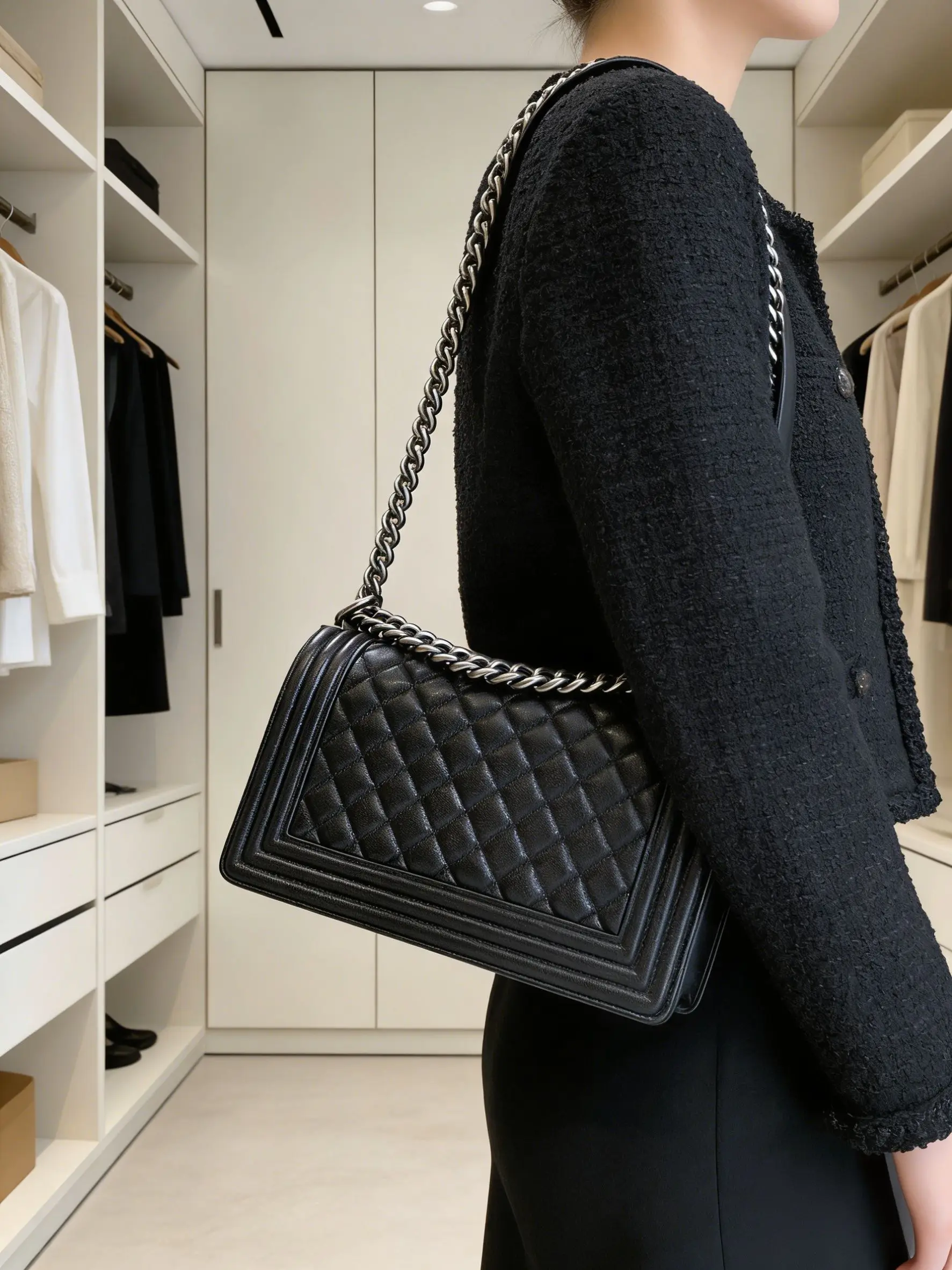 

Women’s Chain Shoulder Bag Luxury Handbag Crossbody Bag Street Casual Simple Handbag