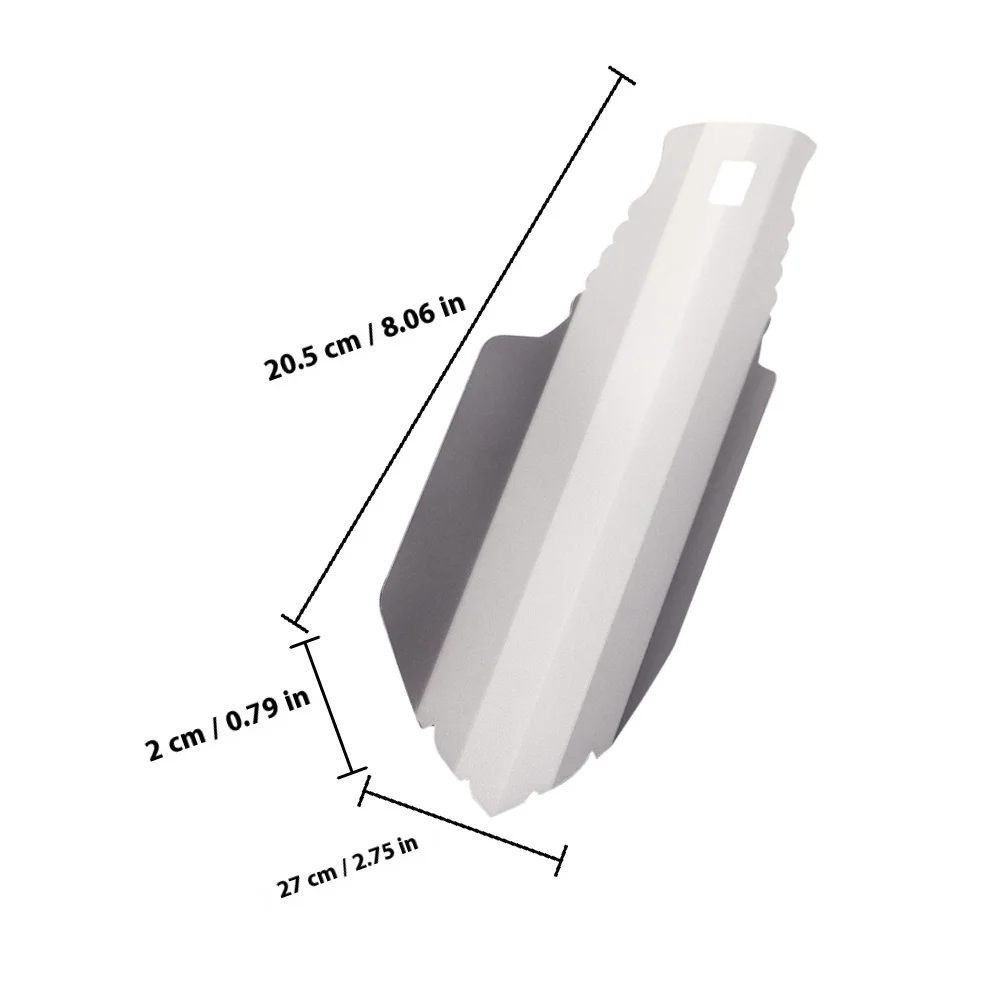 Cazzuola da giardino compatta in titanio, pala da giardinaggio multiuso, per scavare radici, piantare miscelare il terreno all'aperto