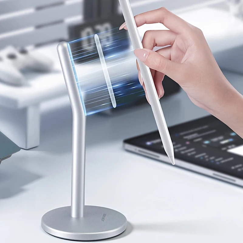 Aluminum Alloy Magnetic Stand for Apple Pencil 2nd Generation iPad Stylus Holder Modern Stylus Holder Durable Stylus Holder