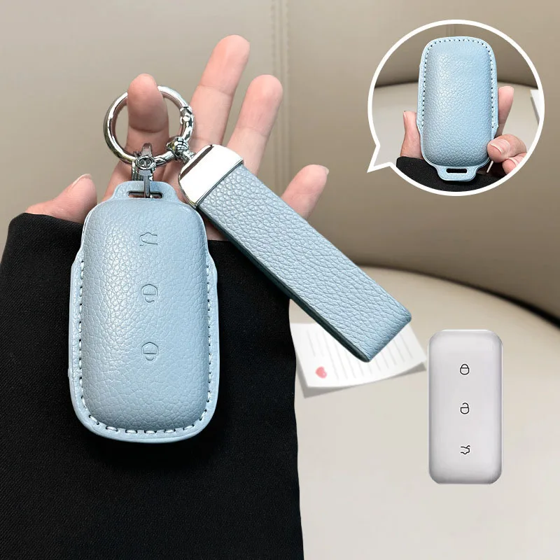 For Geely Coolray X6 X7 Geometry C Emgrand Global Kulrey Hawk GX7 Okavango NL3 Galaxy E5 Sailing Edition Voyage Car Key Cover 2