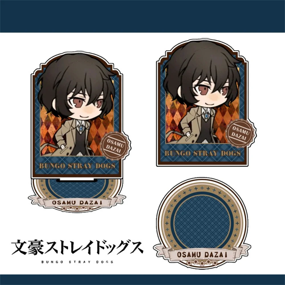 10CM Hot Anime Bungo Stray Dogs Acrylic Stand Model Cosplay Characters Ornament Accessories Goods Collection Gifts