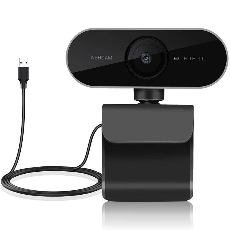 1080P Webcam with Microphone - HD Webcam for Computer, Laptop, PC- USB Camera for Video Calling Recording