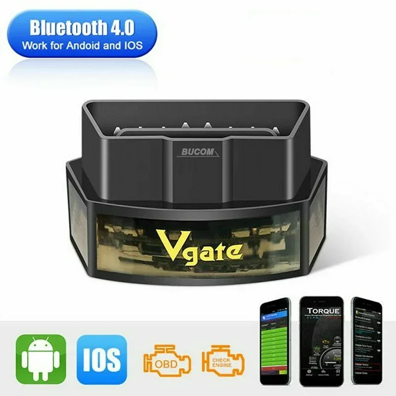

Автомобильный сканер Vgate ICar Pro, Bluetooth 4,0 BLE, OBD2