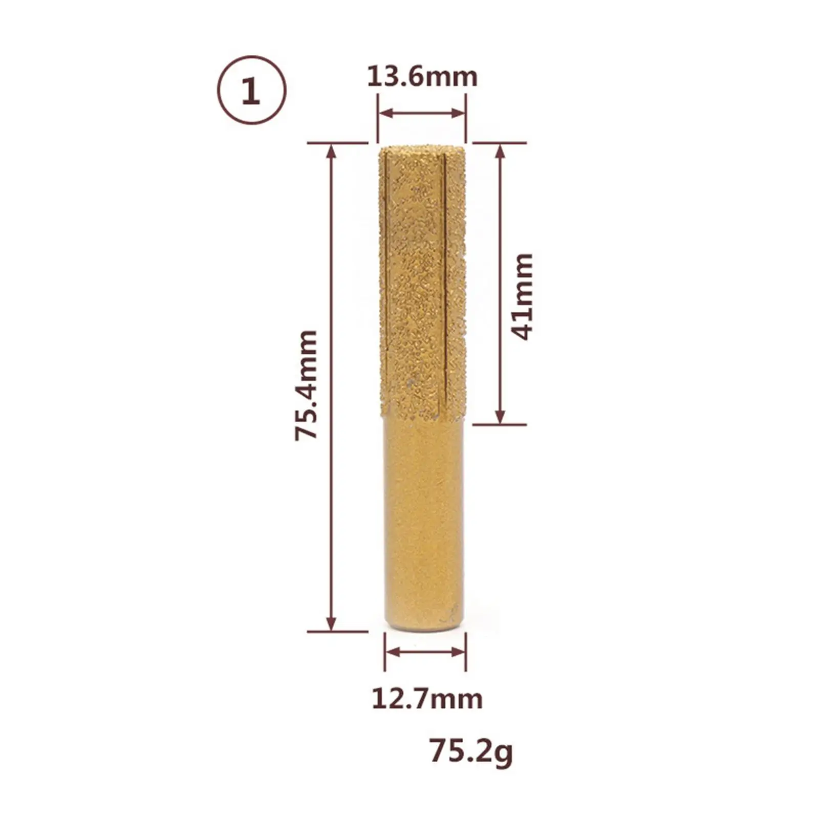 

1Piece Diamond Trimming Milling Cutter Drilling Durable for Woodworking