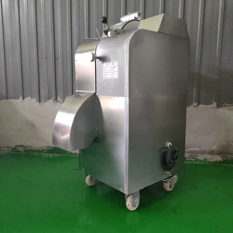 

Dicing Machine Commercial Stainless Steel Multifunctional Vegetable Cutter Vegetable Spiral Slicer 220V