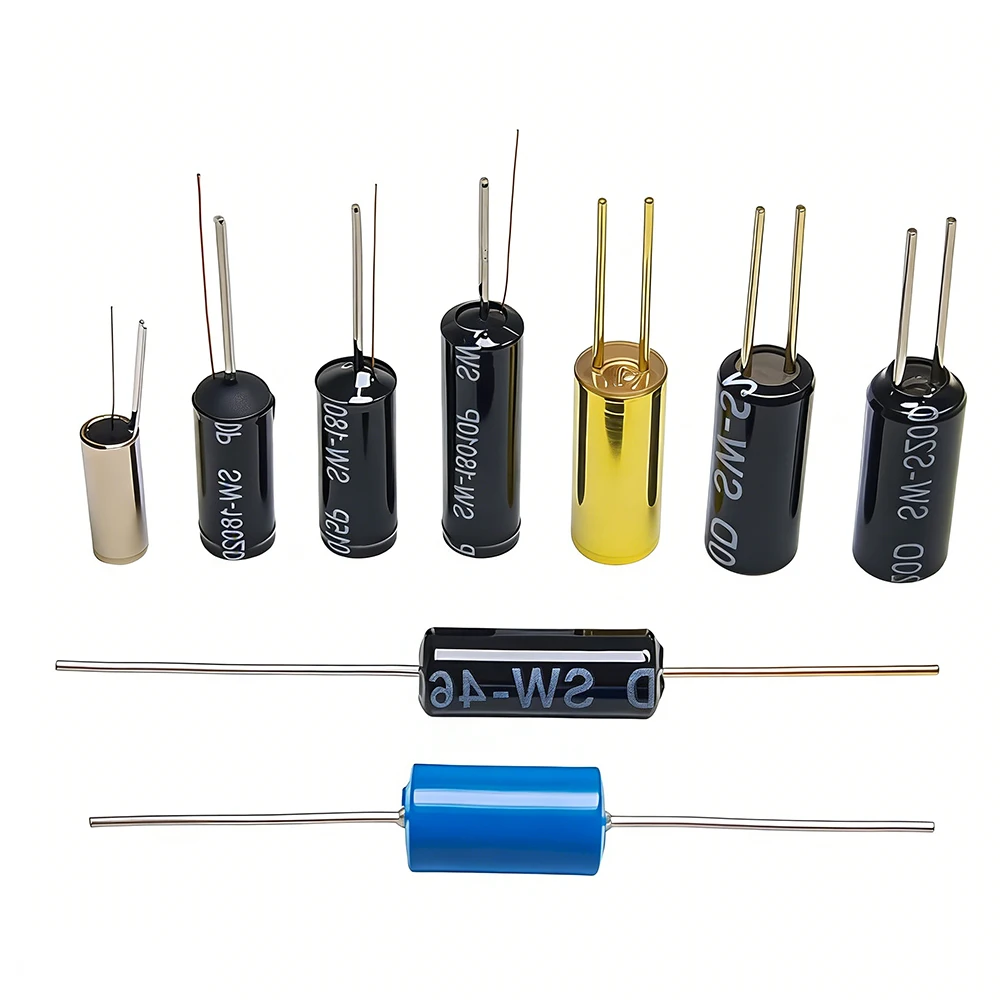1000PCS SW-460D SW-200D Gold-Plated Dual Ball Roller Tilt Vibration Sensor Switch Omnidirectional Tilt Angle Detection