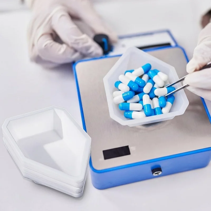 dt16-250-pcs-weigh-boats-70ml-small-disposable-plastic-scale-trays-for-powder-and-liquid-weight-durable-non-slip-lab-kitchen