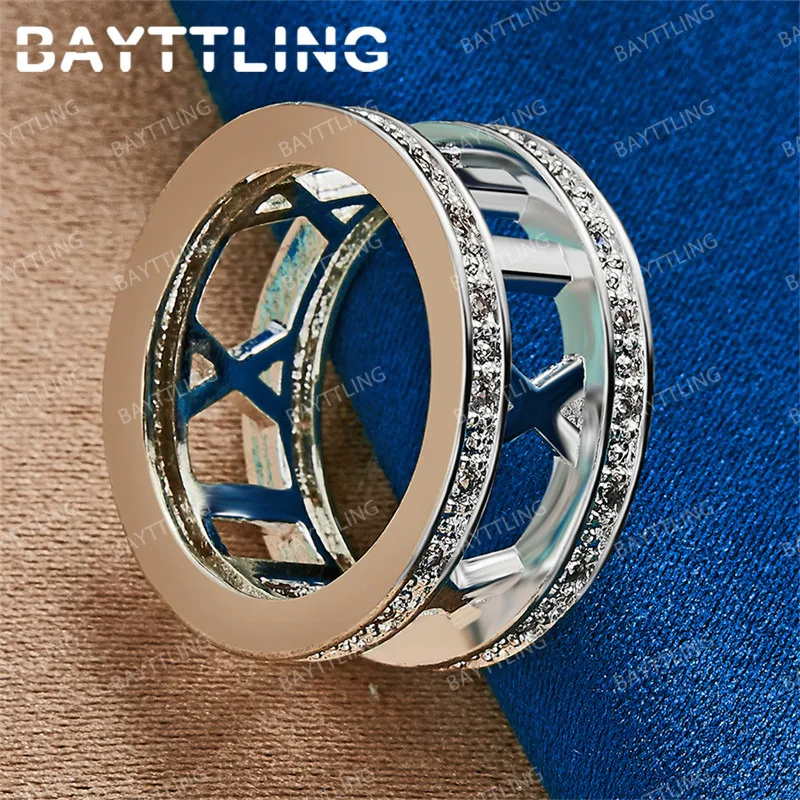 Luxury 925 Sterling Silver 7/8/9/10 Exquisite Heart-shaped Knitted Ring Women's Wedding Accessories Jewelry Gifts