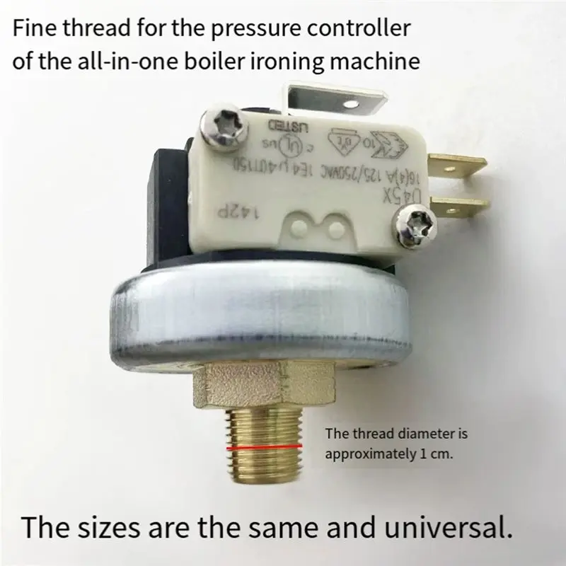 DT39 Copper Pressure Switch 10mm for Steam Boiler Steam Machine Kitchen Usage 15A 12-250V
