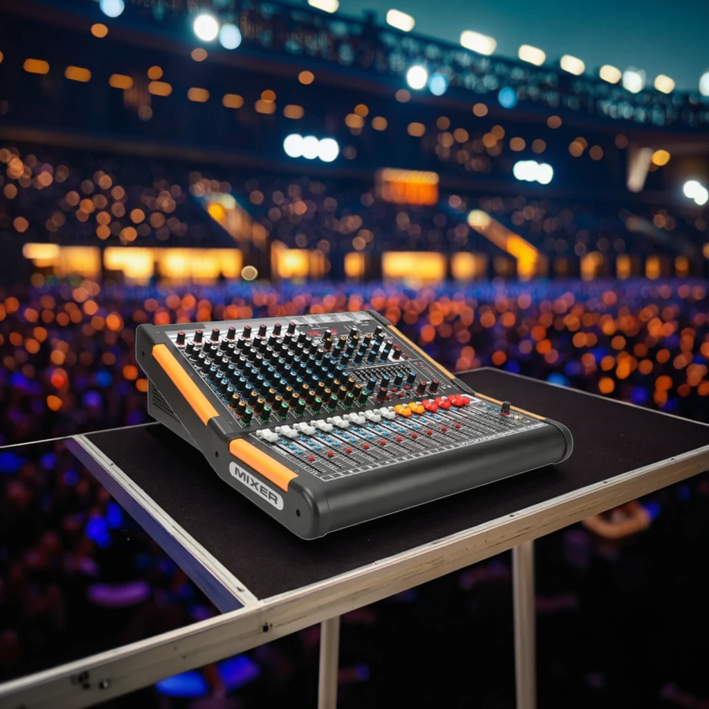 KS8 Professional Audio Mixer 8-Channel Mixing Console