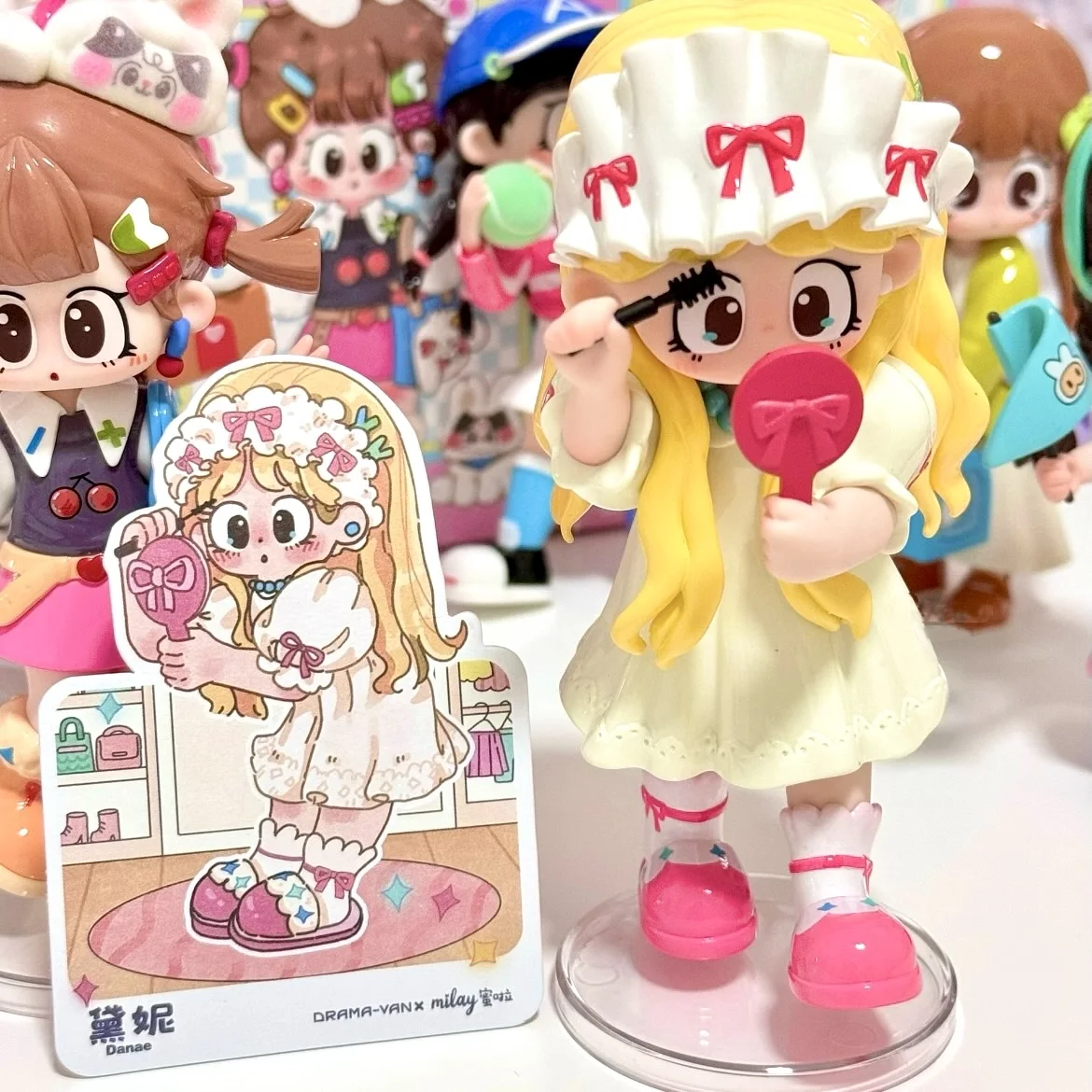 Milay Girl Syndrome Blind Box - Kawaii Anime Figure Collectible, Cute Desk Decor Surprise Gift for Girls Birthday Christmas