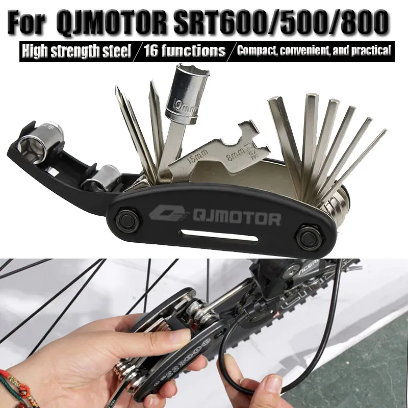 

Для QJMOTOR SRT 550 800 SX SRT 600 SRT 550SX 800SX SRT800 SRT550 SRT600 16 в 1 Многофункциональный инструмент Отвертка Инструменты для ремонта мотоциклов