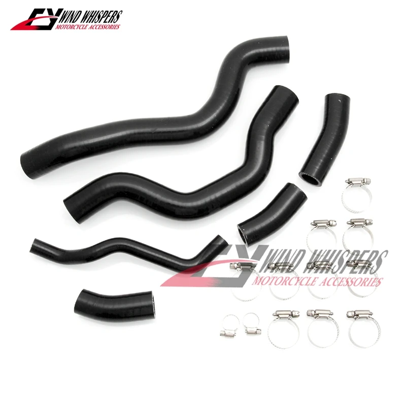 6PCS Radiator Silicone Coolant Hose Kit with Clamp For SUZUKI SV1000 SV 1000 2003 2004 2005 2006 2007