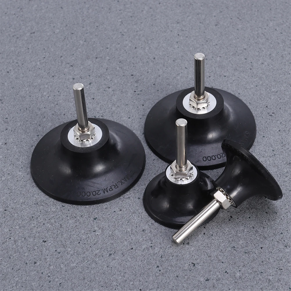 

4 Pcs Disc Holder for Surface Preparation S Accessories Die Grinder Tools Attachment Electric Polishing Pad Holder Rubber