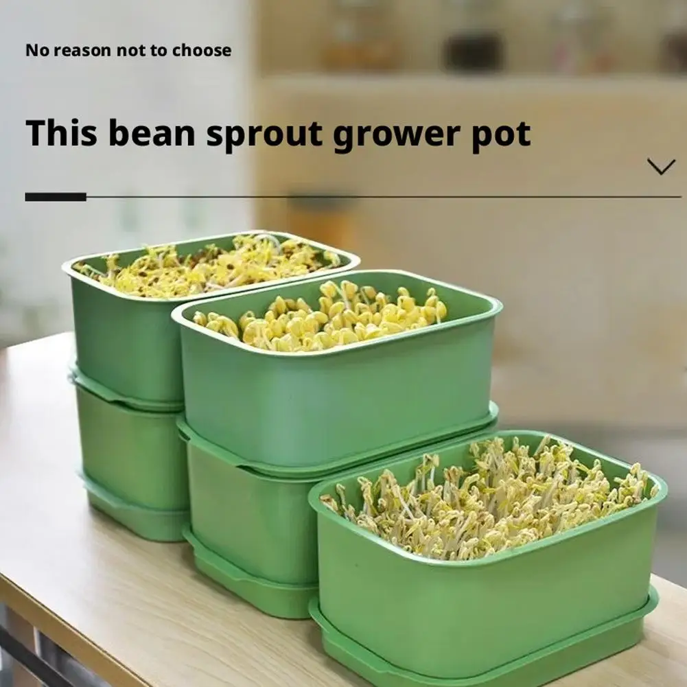 Sprouting Tray Box Vegetable Soilless Pea Bean Seedling Nursery Trays Hydroponics Sprout Plate Seed Sprouter Garden Tools