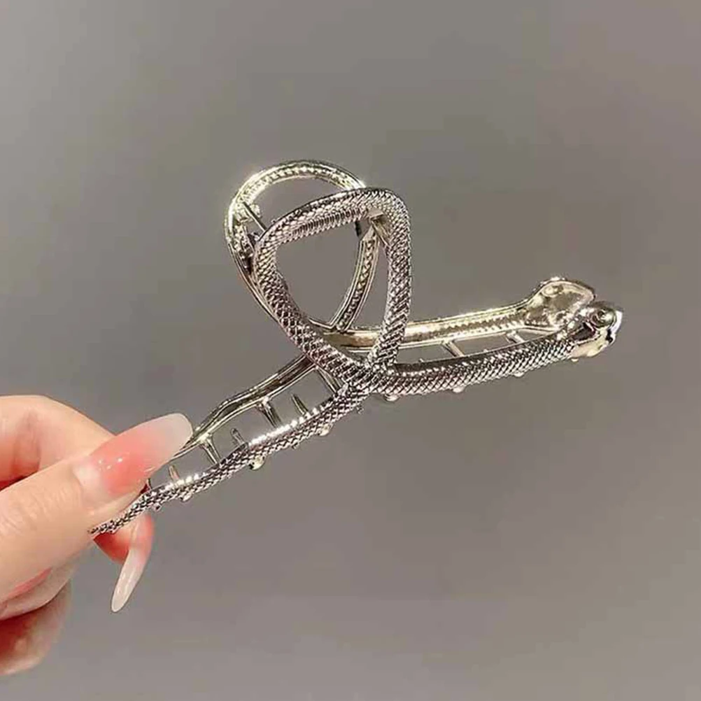 

Large Metal Snake Clip For Women Thick Accessories Snake Claw Hair Stylish Jaw Clips Durable Alloy Hair Barrettes Decorative