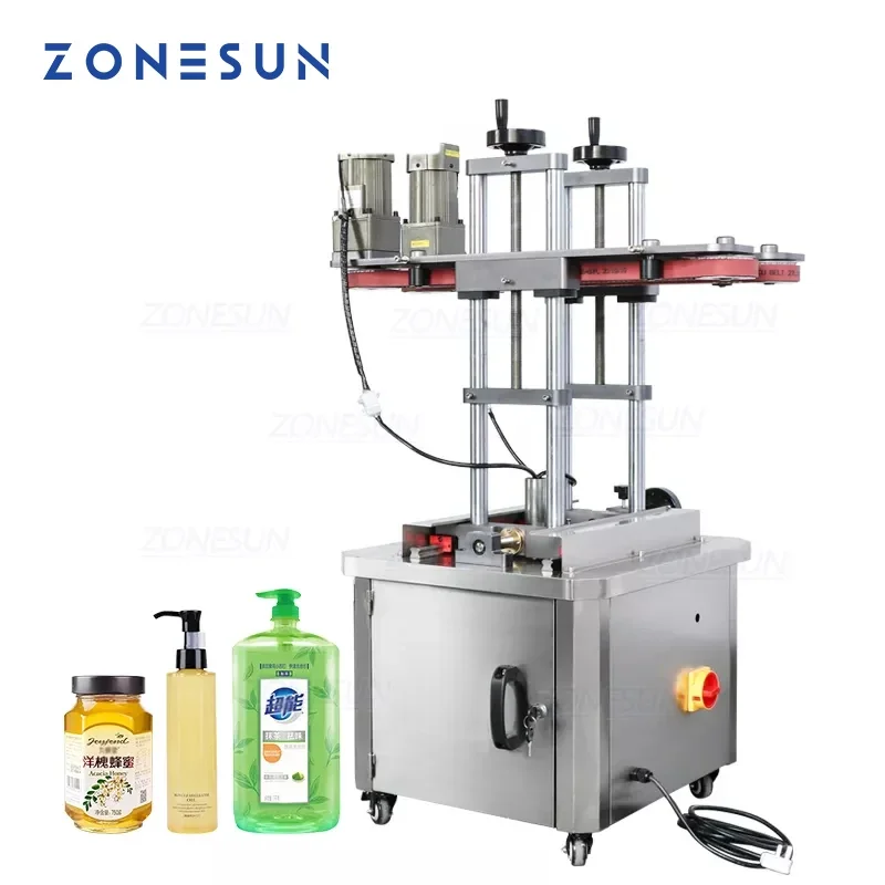 ZONESUN ZS-JP1 Round Plastic Bottle Clamping Transfer Conveying Machine For Bottom Coding Production Line