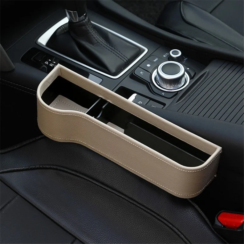 Car Seats Gap Box For Hyundai Solaris Elantra Sonata Accent Creta Encino Equus ix25 Terracan Car Seat Crevice Storage Box NEW