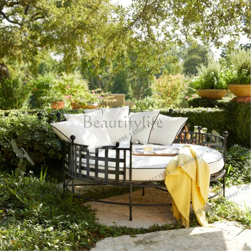 LJY Portable european Garden Furniture Sets trendy aesthetic organizer multifunctional Portable Muebles Jardin outdoor furniture