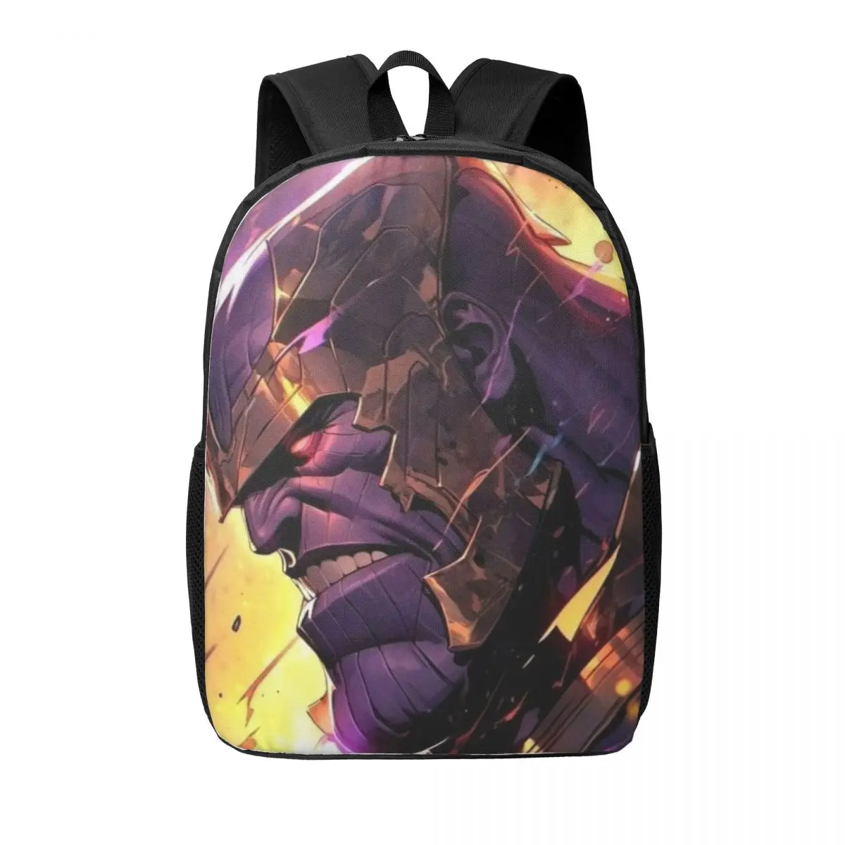 

Marvel Thanos Basic 17-Inch School Backpack - Minimalist and Stylish Backpack for Teens and Young Adults