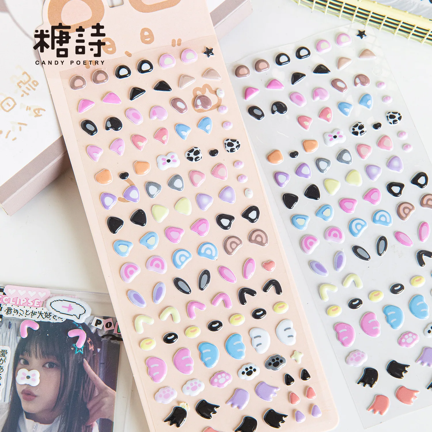 

1 Pc Cute Cartoon Foam 3D Stickers Korean Style DIY Scrapbooking Journaling Decorative Stickers Toploader Deco Supplies
