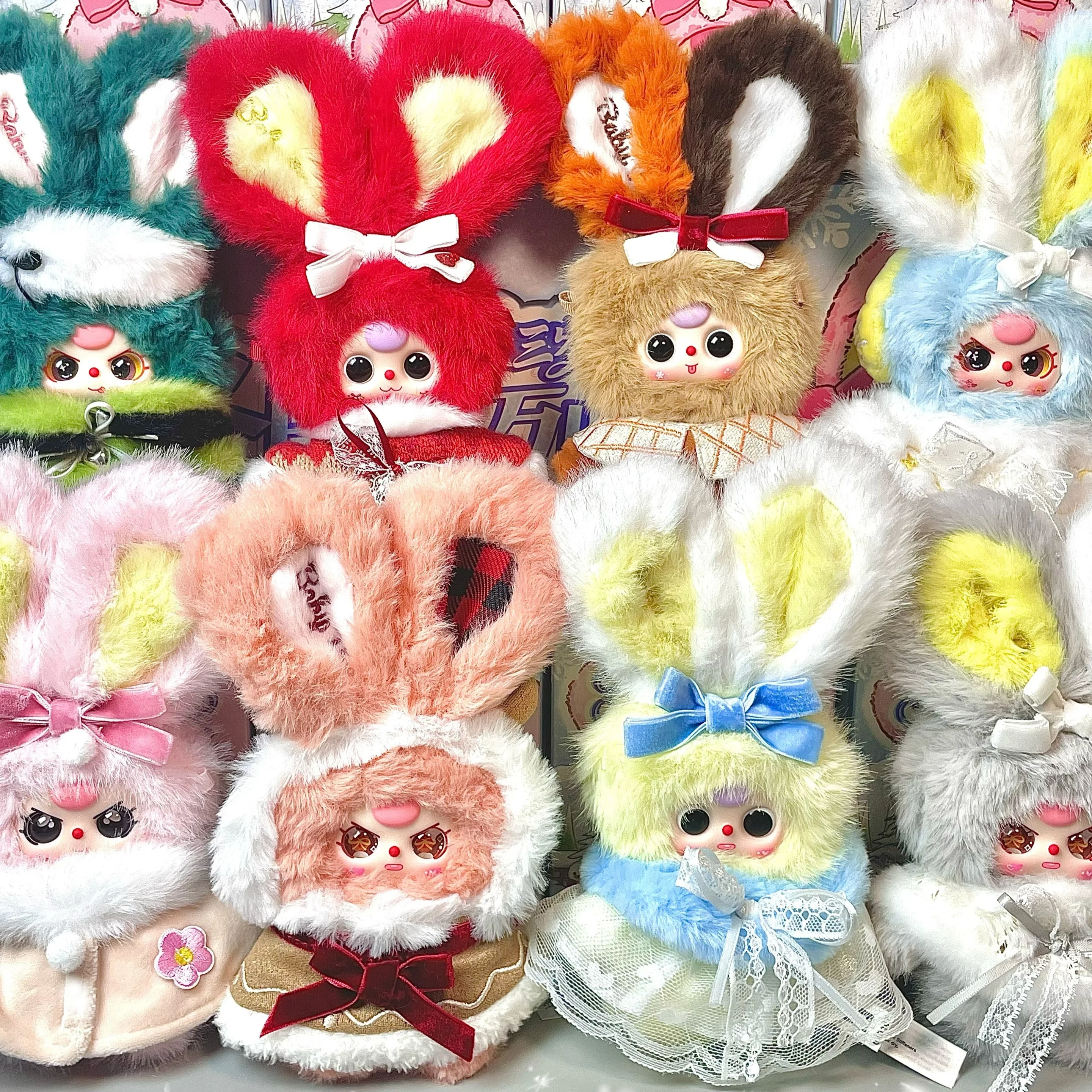 

【In Stock】Baby Three Winter Series Plush Blind Box Cute Baby 3 Plush Doll Bag Decorative Pendant Keychain Doll Children'S Gifts