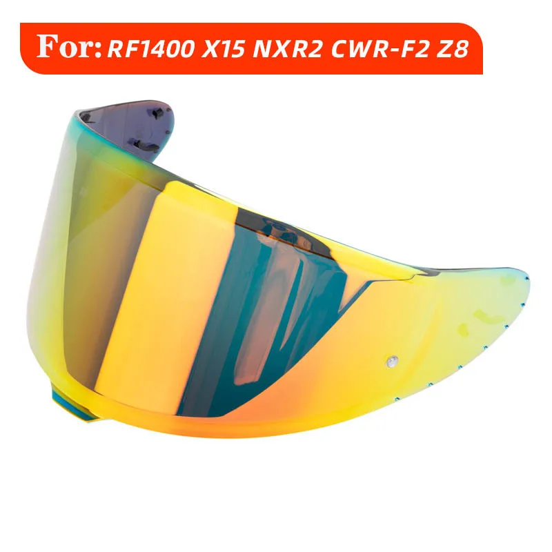 عدسة خوذة الدراجة النارية لـ SHOEI Z8 X15 NXR2 RF1400 CWR-F2 CWR-F2R X-Fifteen X-SPR Pro خوذة قناع الزجاج الأمامي درع Tots
